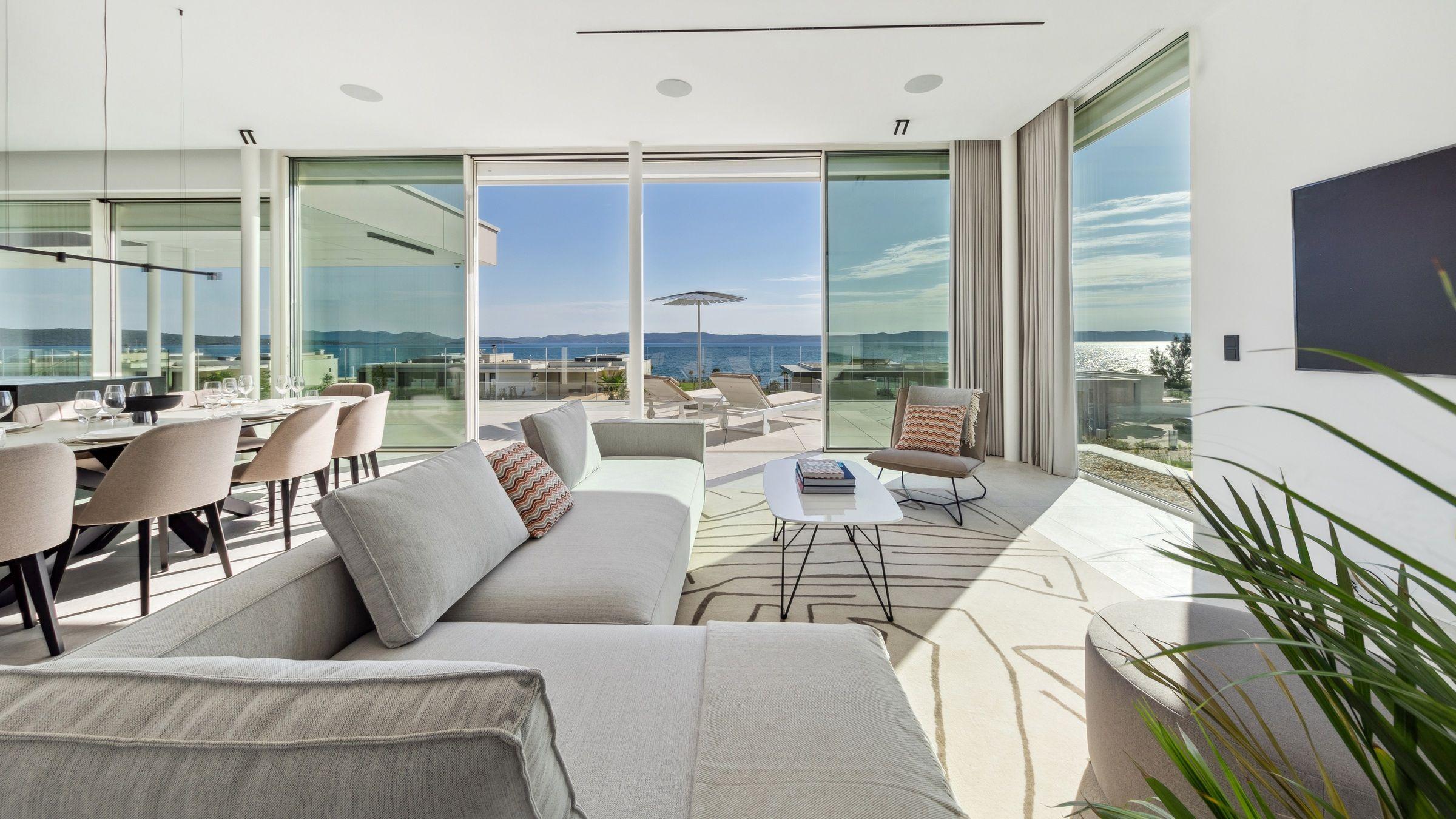 Spacieuse villa côtière de 6 chambres dans le luxueux complexe hôtelier