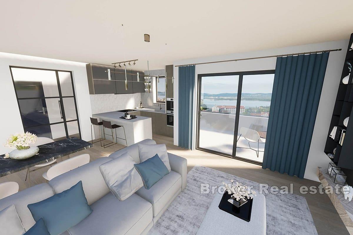 Nowo wybudowany penthouse z tarasem na dachu