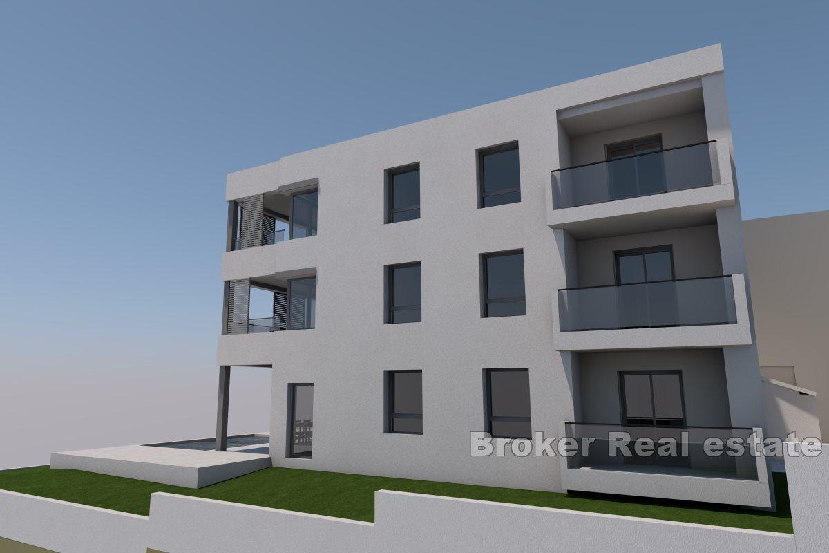 Newly built apartments with sea view