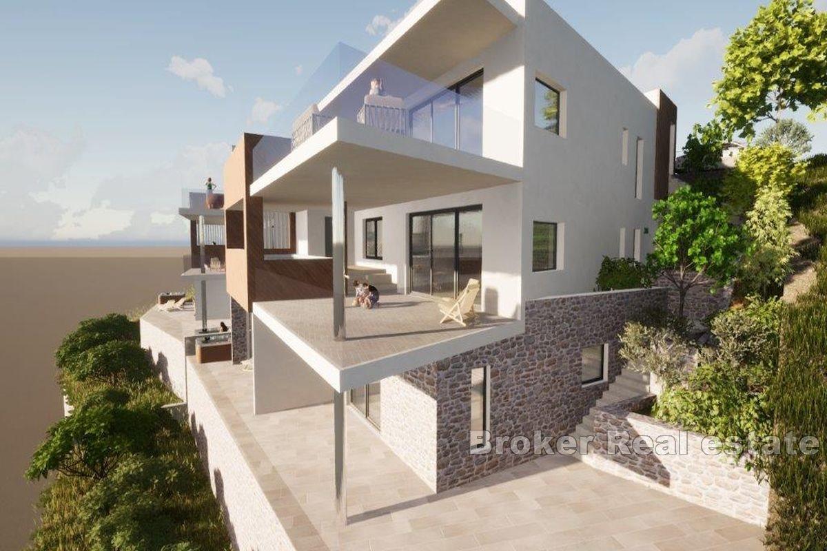 Joli terrain à bâtir avec vue sur la baie