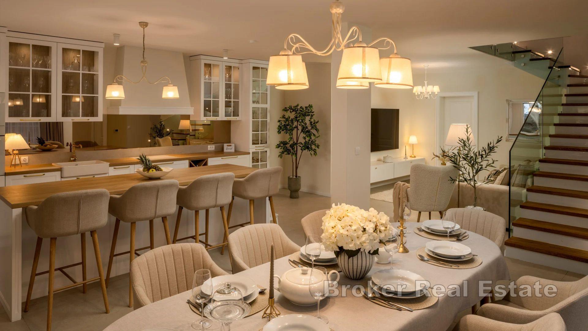 Nybygd villa med åpen havutsikt