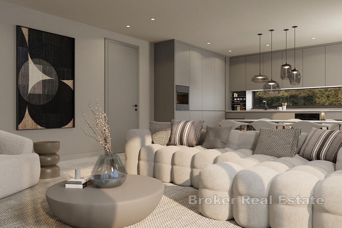 Lyxig lägenhet i en ny utveckling med havsutsikt