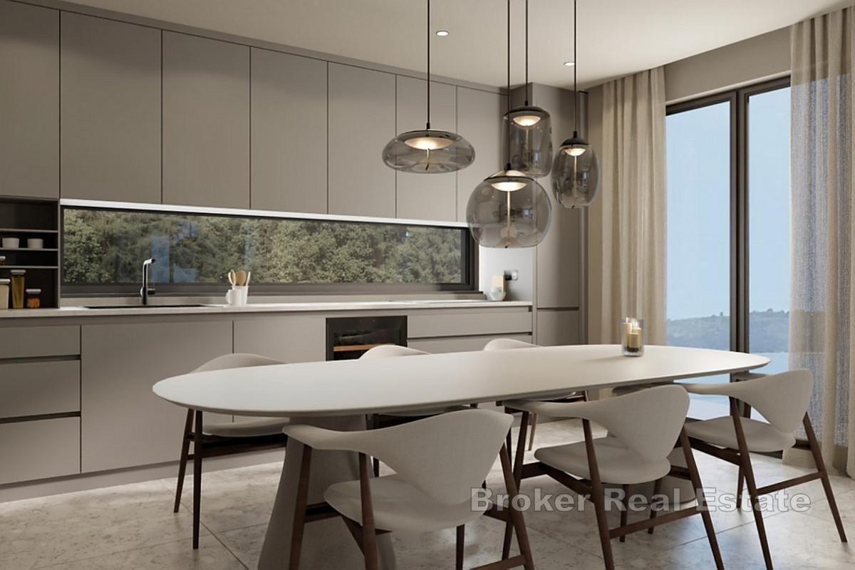 Lyxig lägenhet i en ny utveckling med havsutsikt