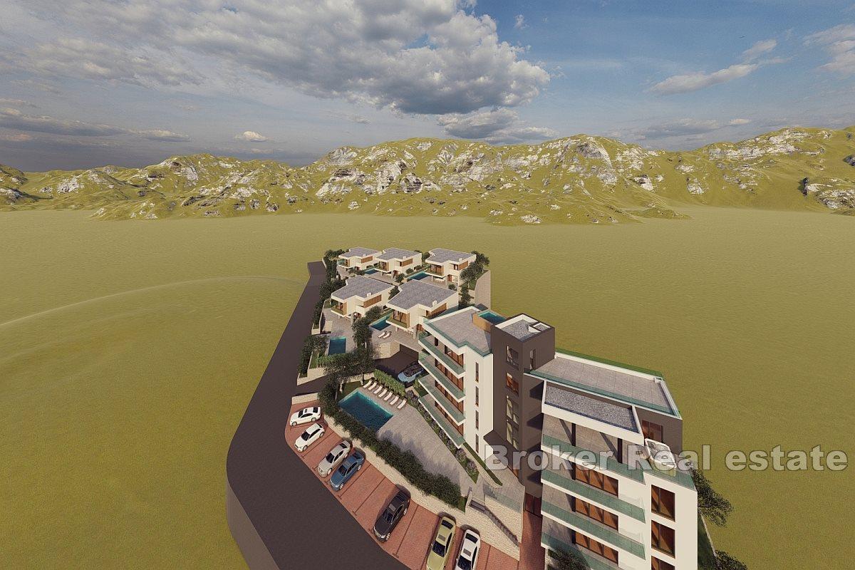 Luksusowy penthouse w nowym budynku z widokiem na morze