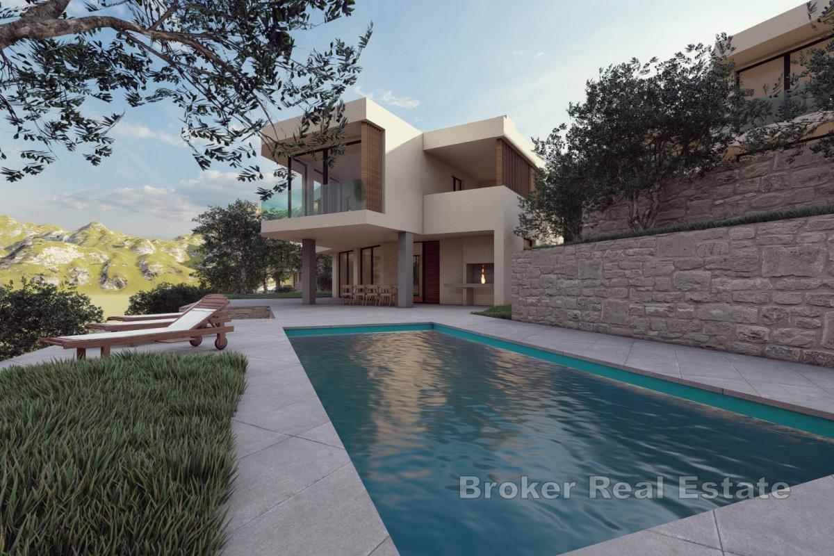 Villa di lusso con piscina e vista mare