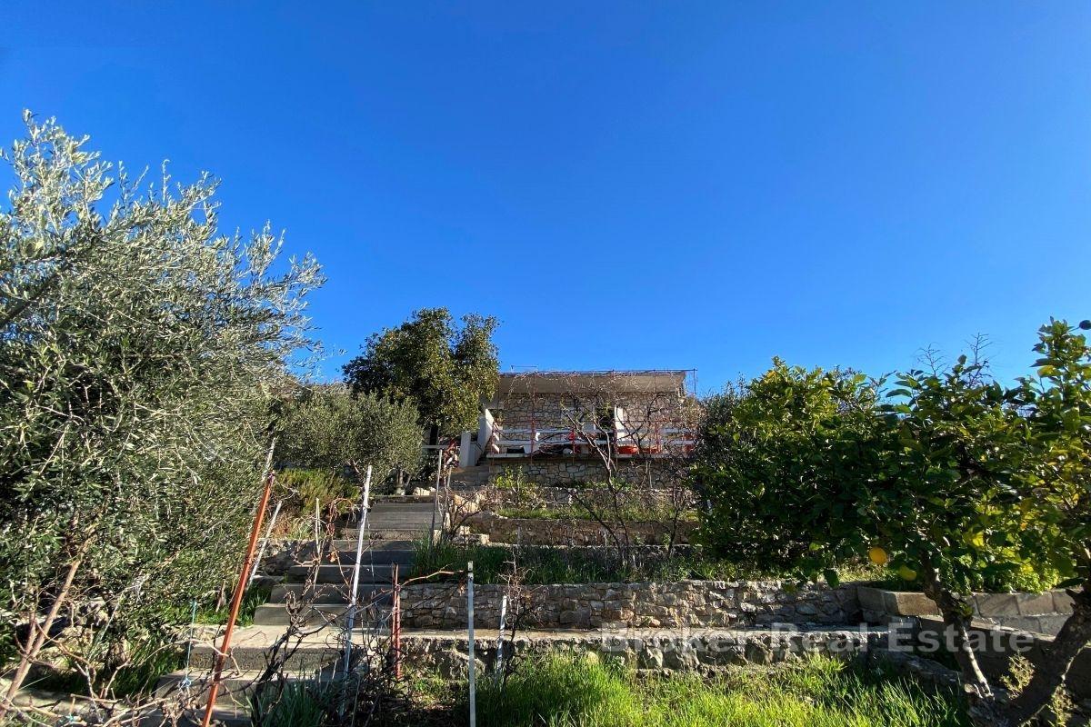Maison individuelle de plain-pied avec vue dégagée sur la mer