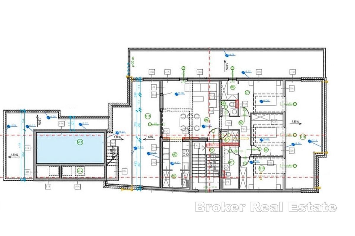 Luxusní penthouse s vlastním bazénem a výhledem na moře