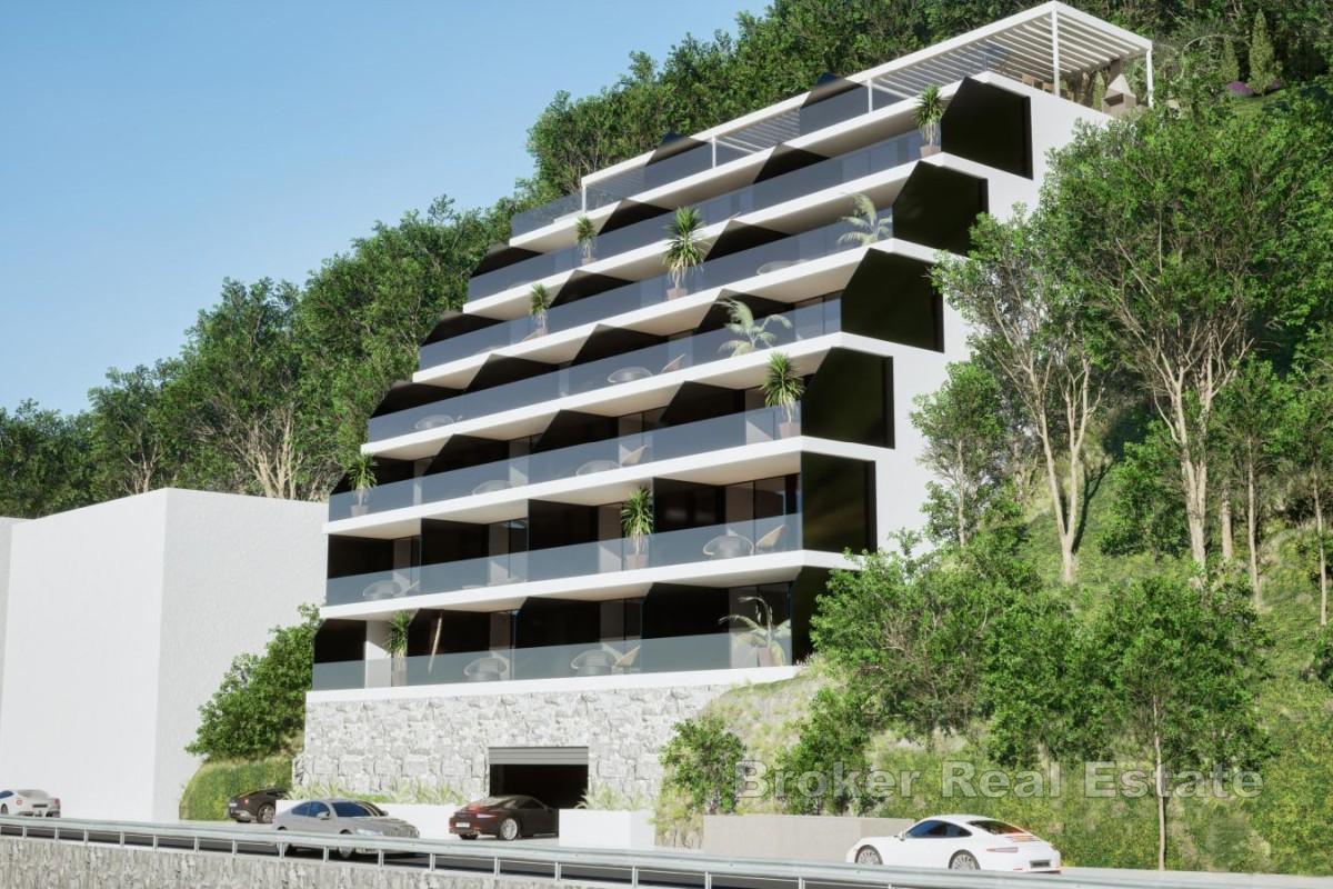 Ekskluzywne apartamenty z jedną sypialnią w pierwszym rzędzie od morza
