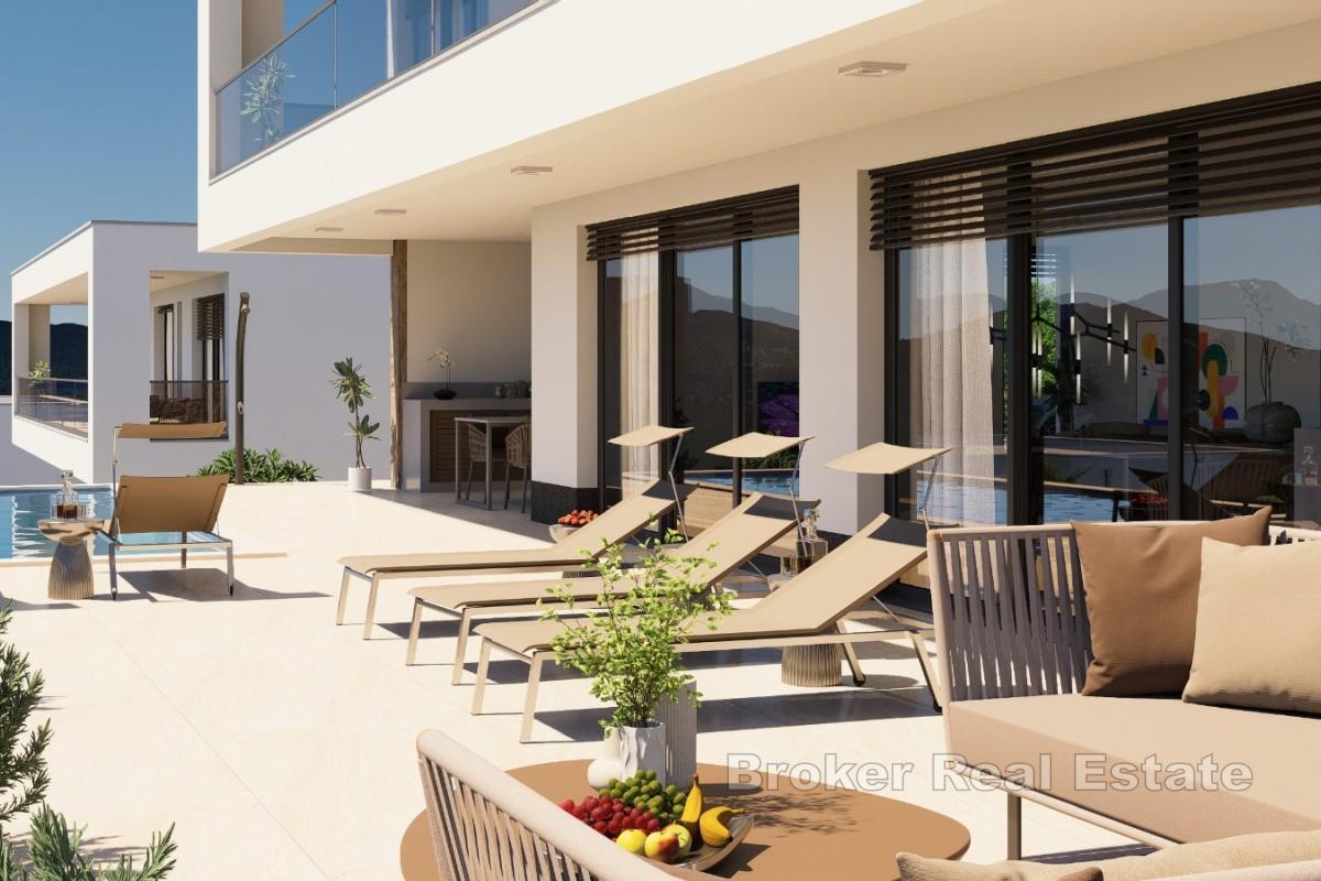 Moderne villa med havutsikt