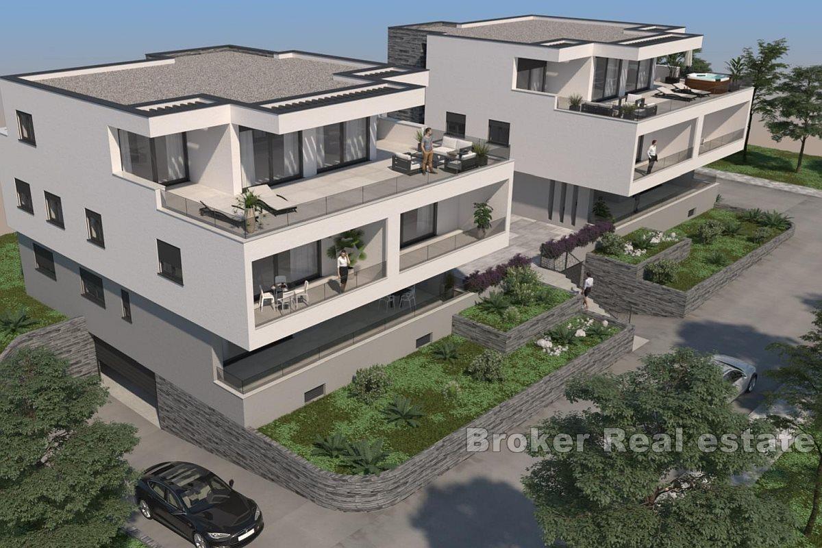 Appartement de luxe de deux chambres dans un nouveau développement dans un endroit calme