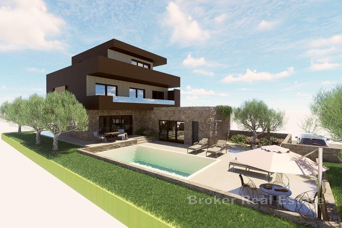 Terrain constructible avec projet de villa