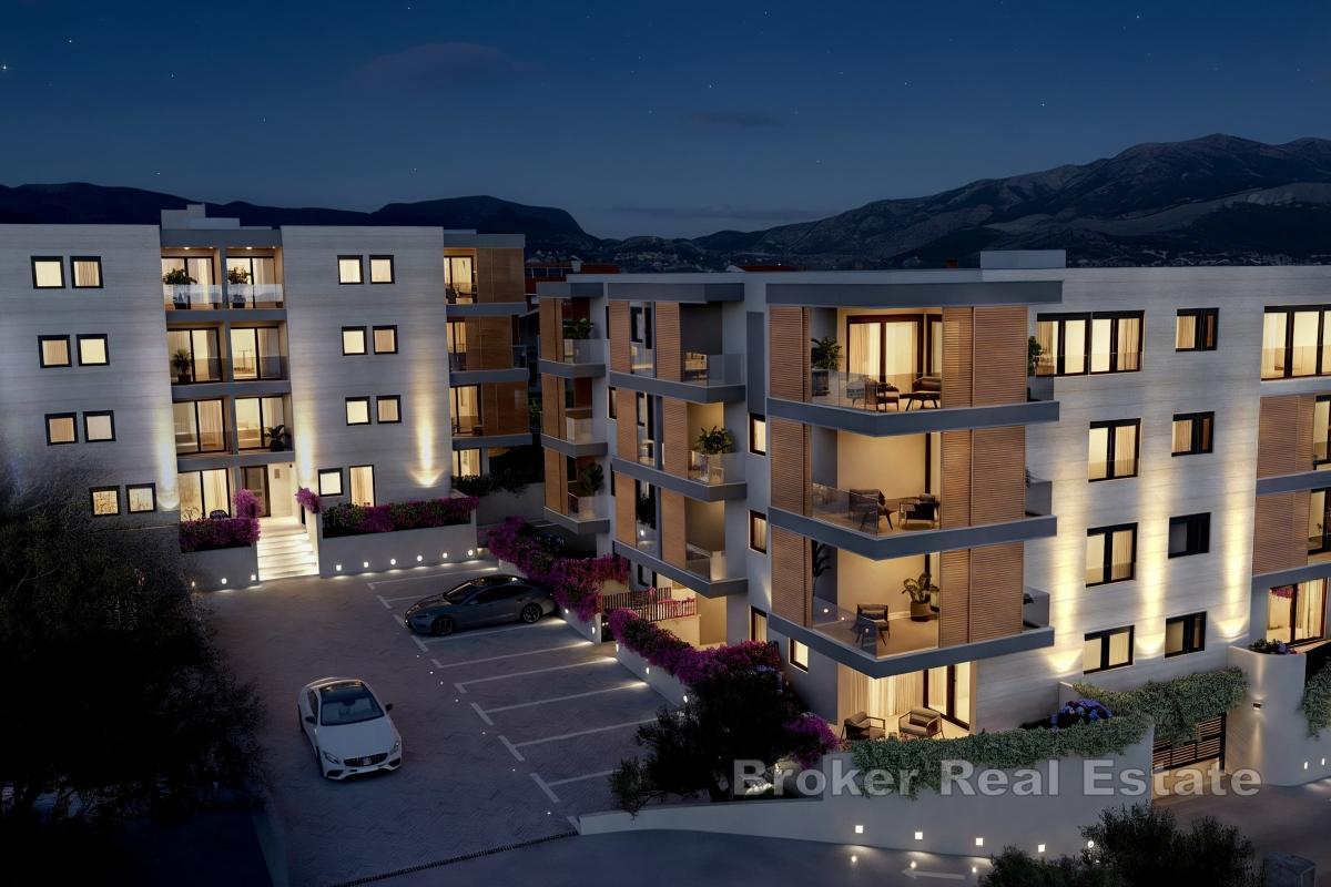 Lägenhet med ett sovrum och ansluten trädgård