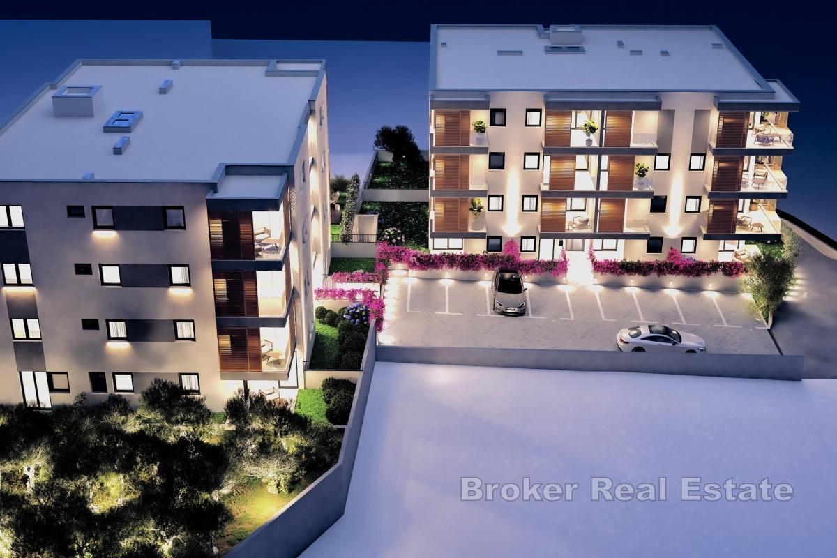 Nowoczesny apartament z dwiema sypialniami w nowym budynku