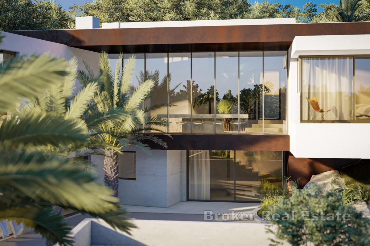 Terreno edificabile con progetto e vista mare