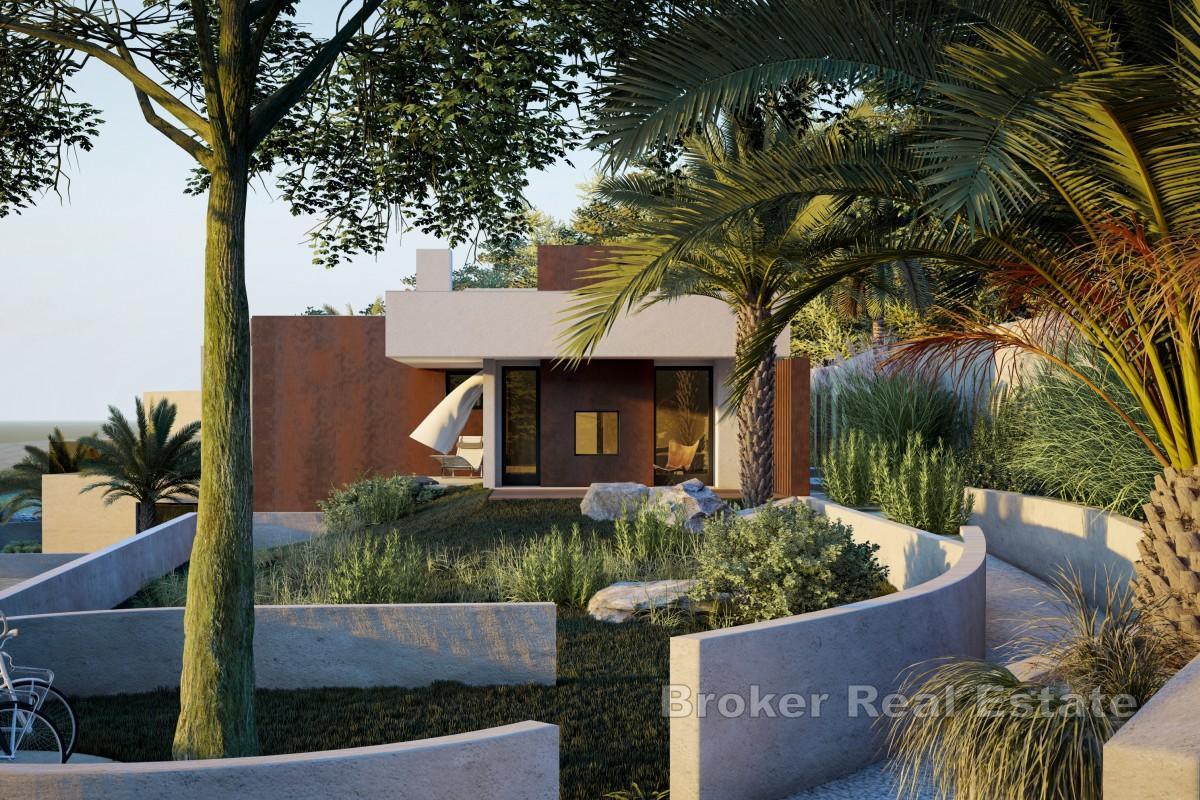 Terreno edificabile con progetto e vista mare