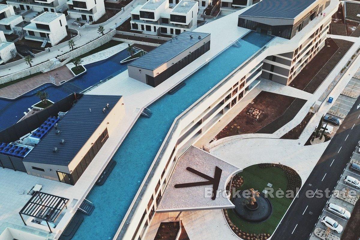 Idylliska lägenheter i ett modernt komplex