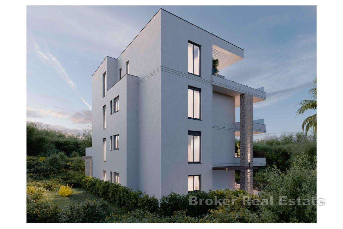 Piękny apartament w nowym budynku z widokiem na morze