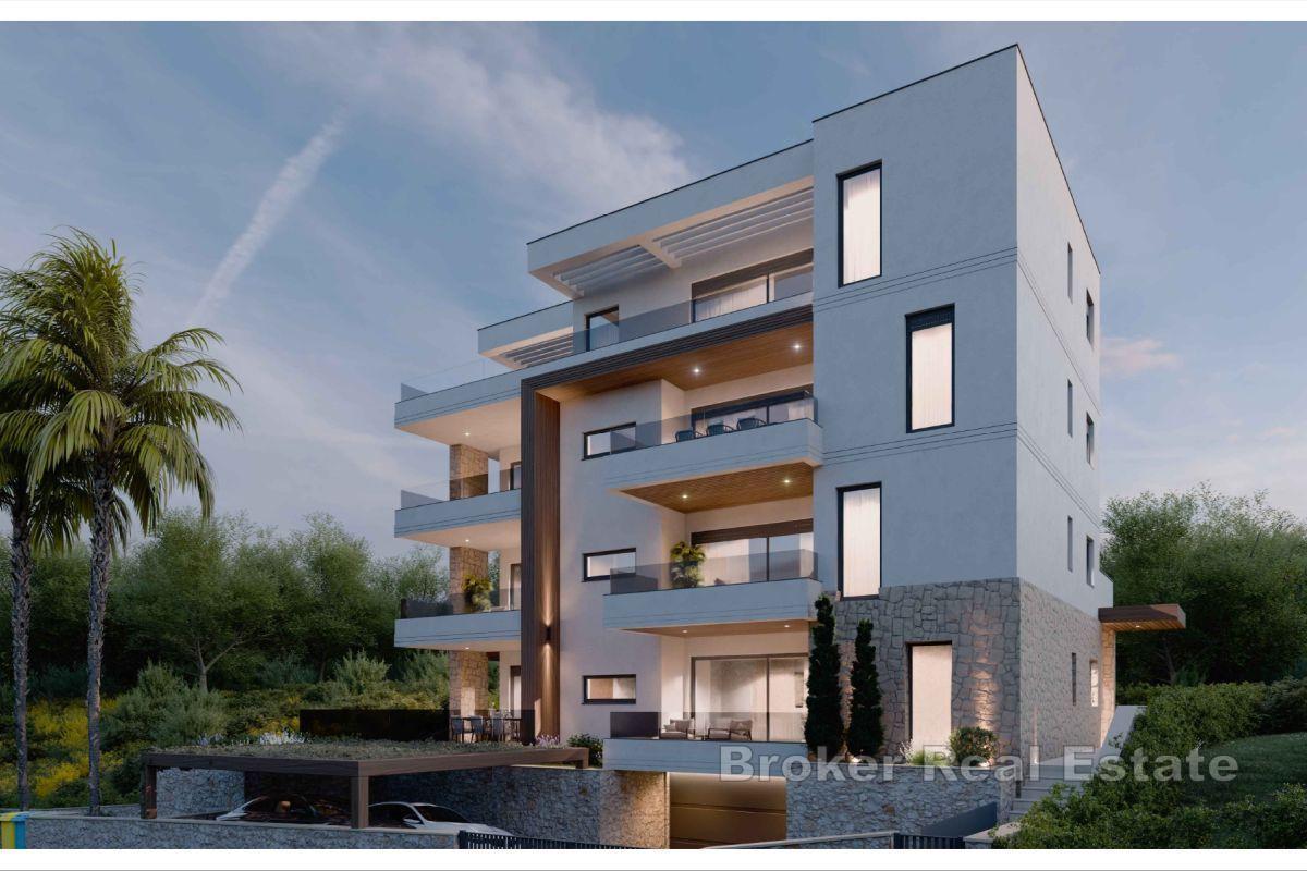 Piękny apartament w nowym budynku z widokiem na morze