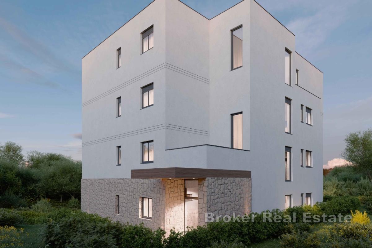 Appartement unique dans un immeuble neuf avec vue mer