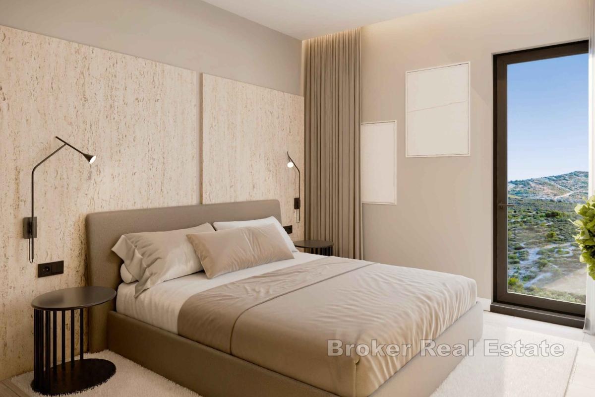 Appartement unique dans un immeuble neuf avec vue mer