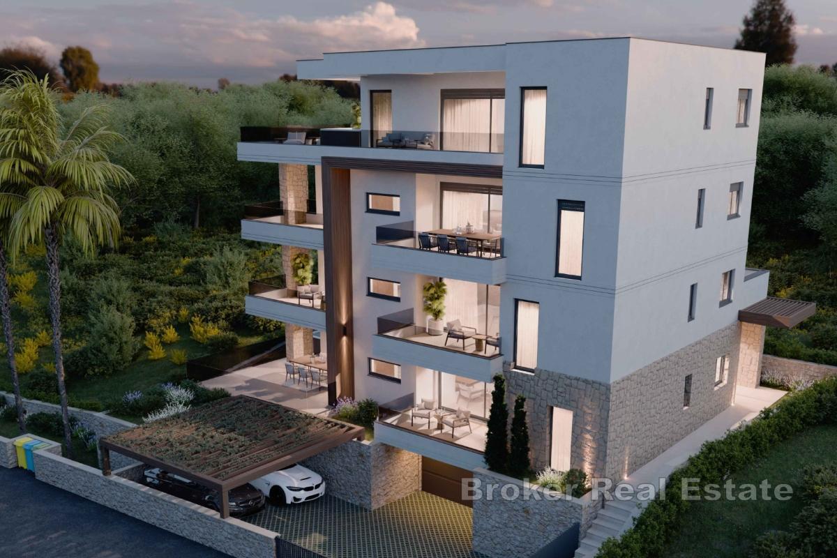 Nowoczesny apartament z widokiem na morze w nowym budynku