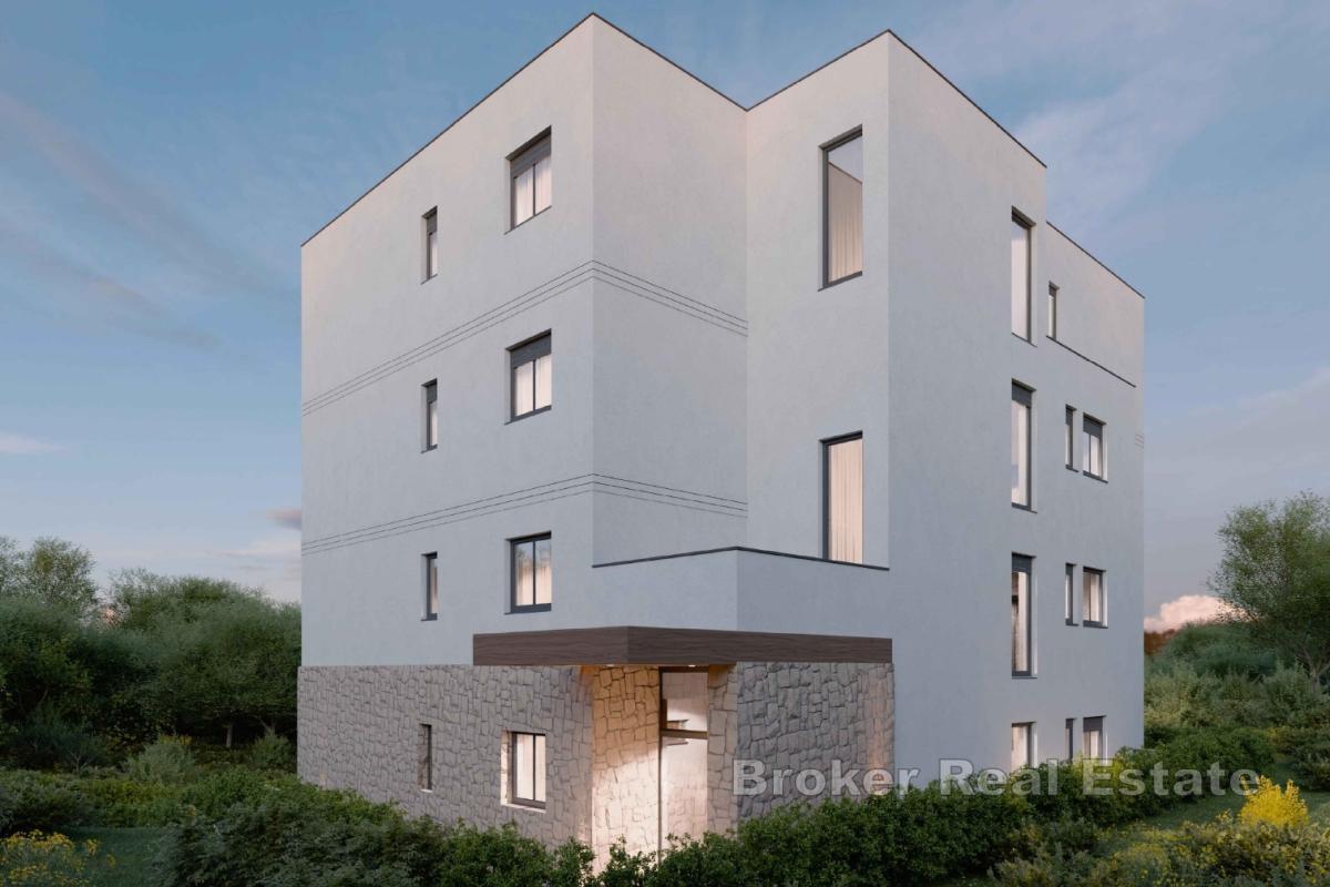 Moderne Wohnung mit Meerblick in einem Neubau