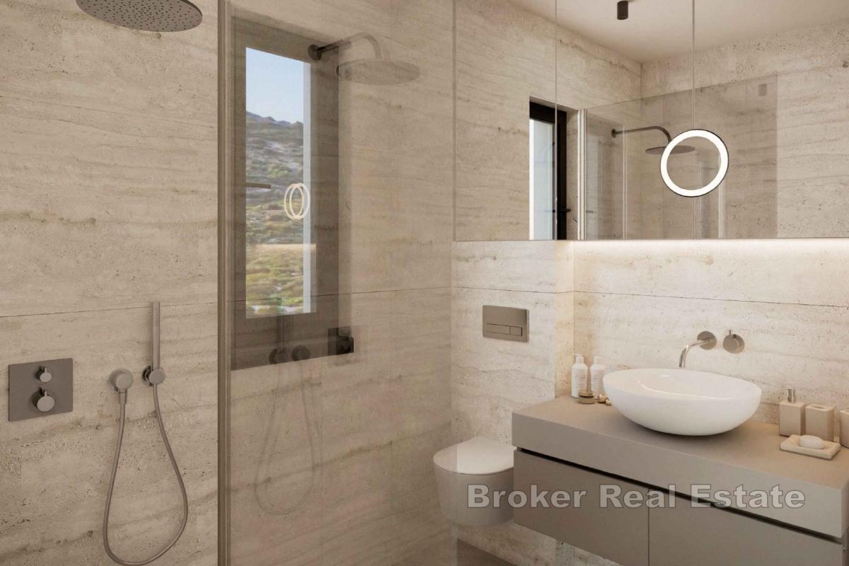 Luksus penthouse med panoramautsikt over havet i en ny bygning