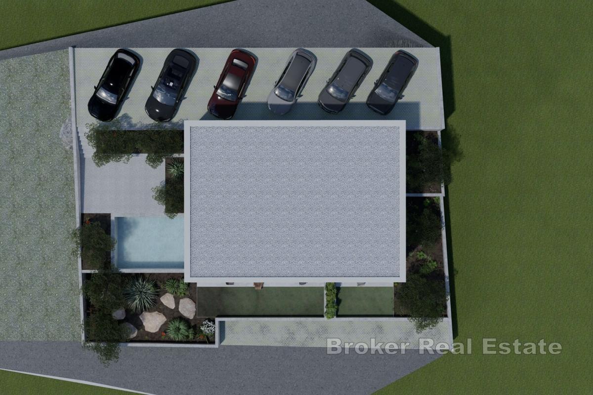 Moderno appartamento in posizione tranquilla con vista mare