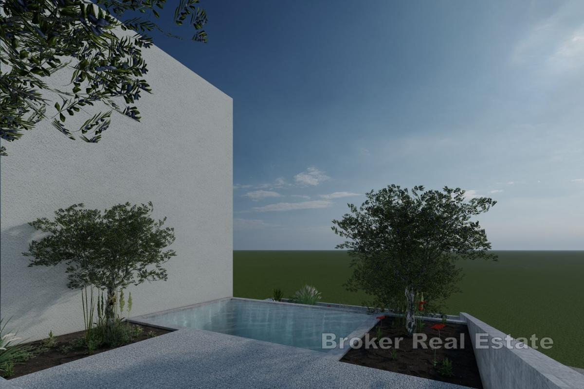 Moderno appartamento in posizione tranquilla con vista mare