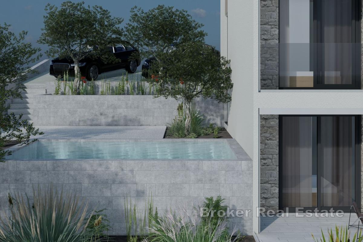 Moderan apartman na mirnoj lokaciji s pogledom na more