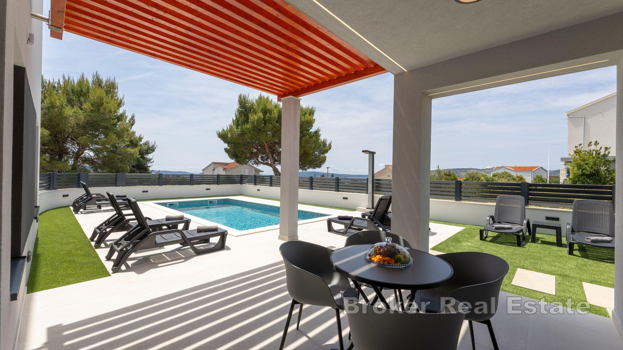 Lussuosa villa con vista mare