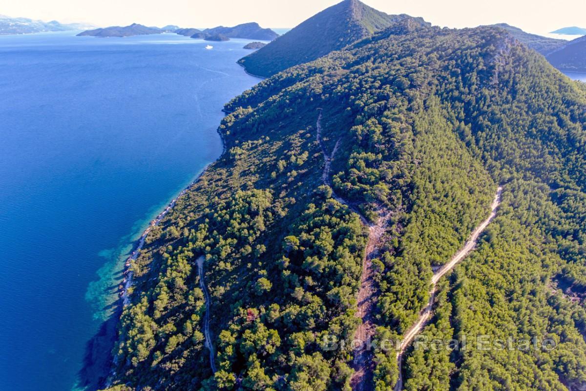 Частное поместье на берегу моря на полуострове Пелешац