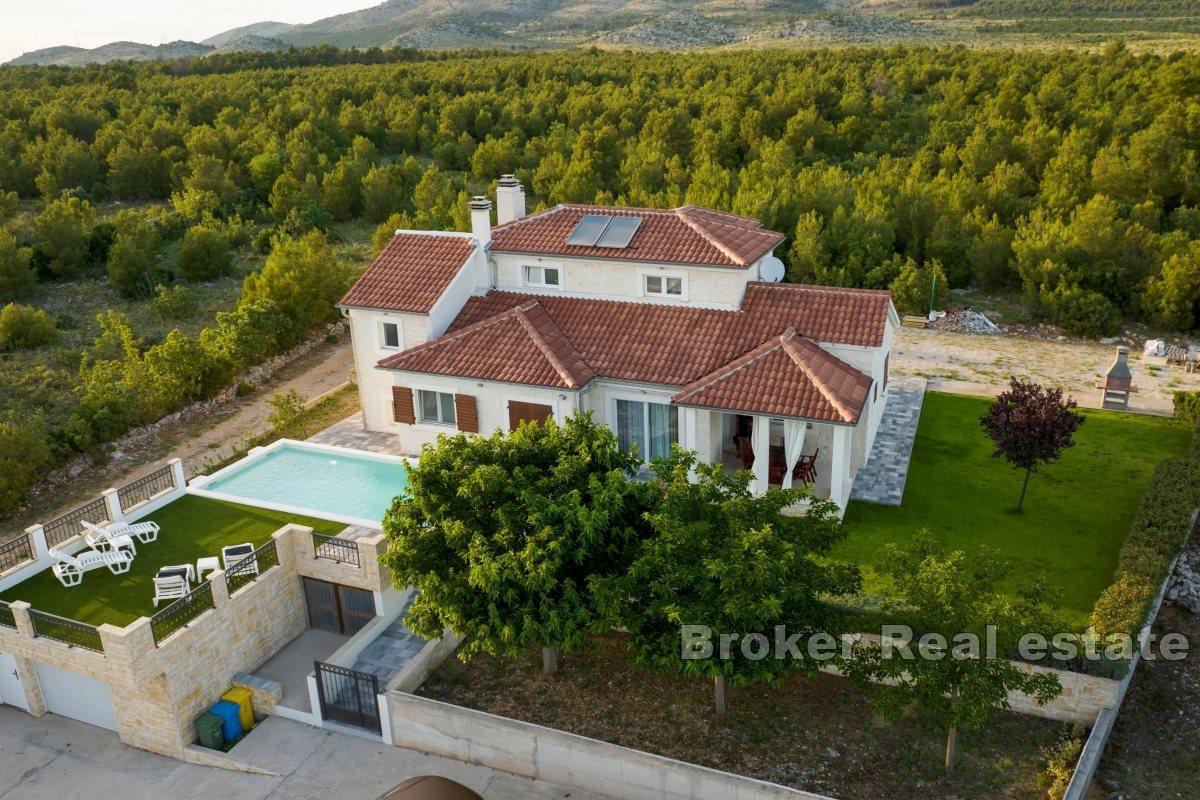 Modern villa with a pool