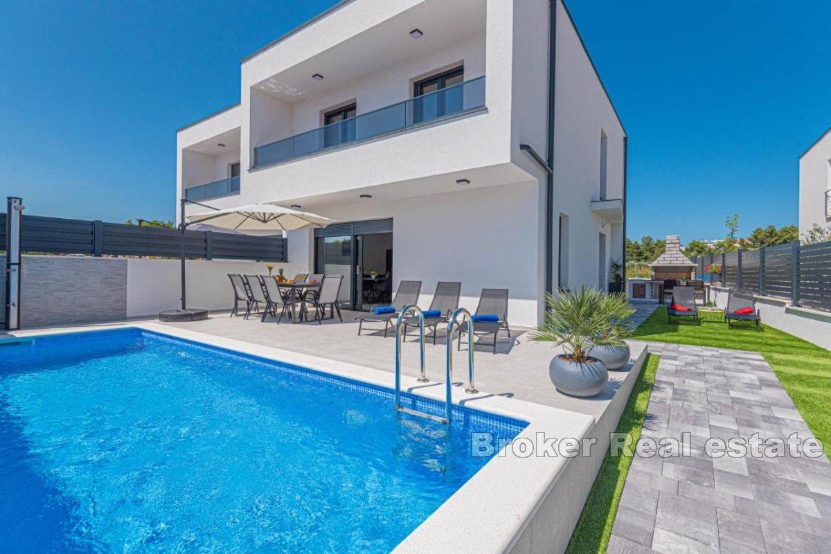 Modern semi detached villa with pool