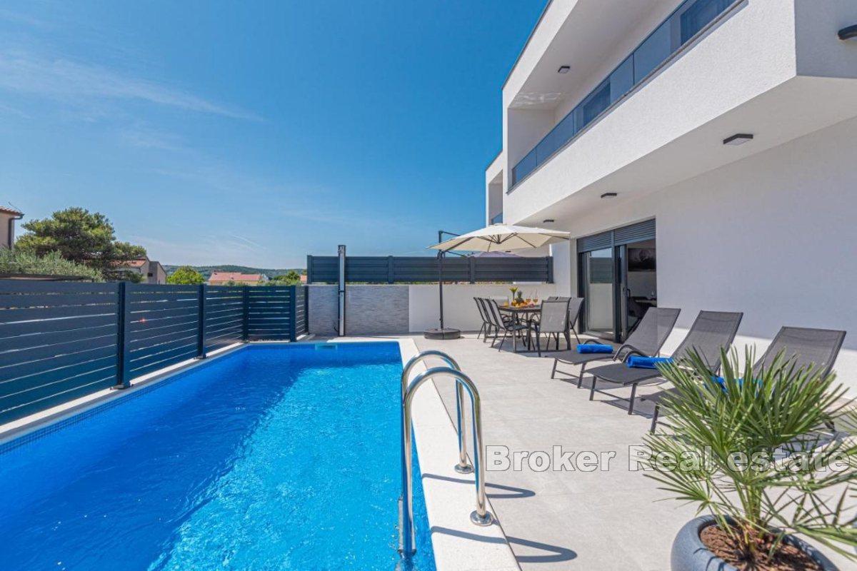 Modern semi detached villa with pool