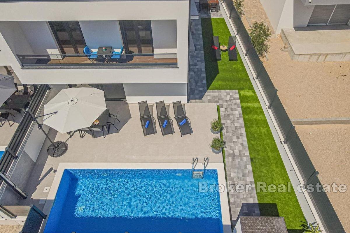 Modern semi detached villa with pool