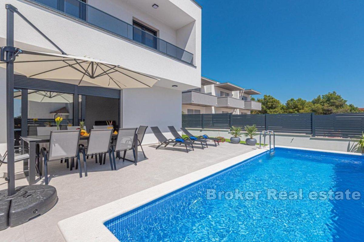 Modern semi detached villa with pool