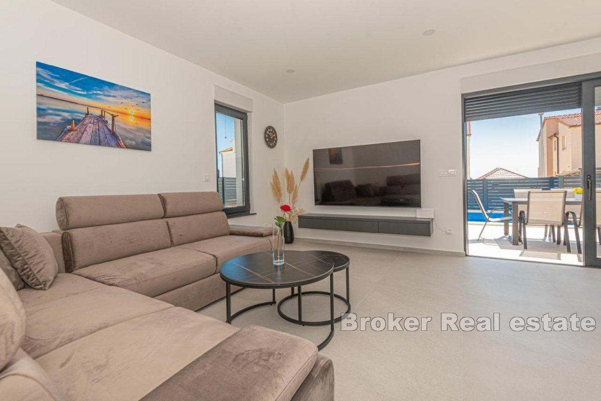 Modern semi detached villa with pool