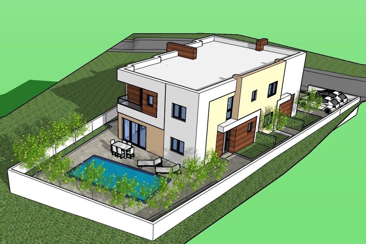 Villa jumelée avec piscine