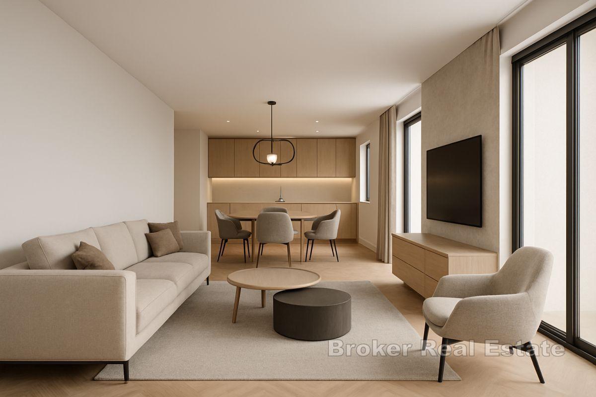 Penthouse de trois chambres dans un immeuble neuf