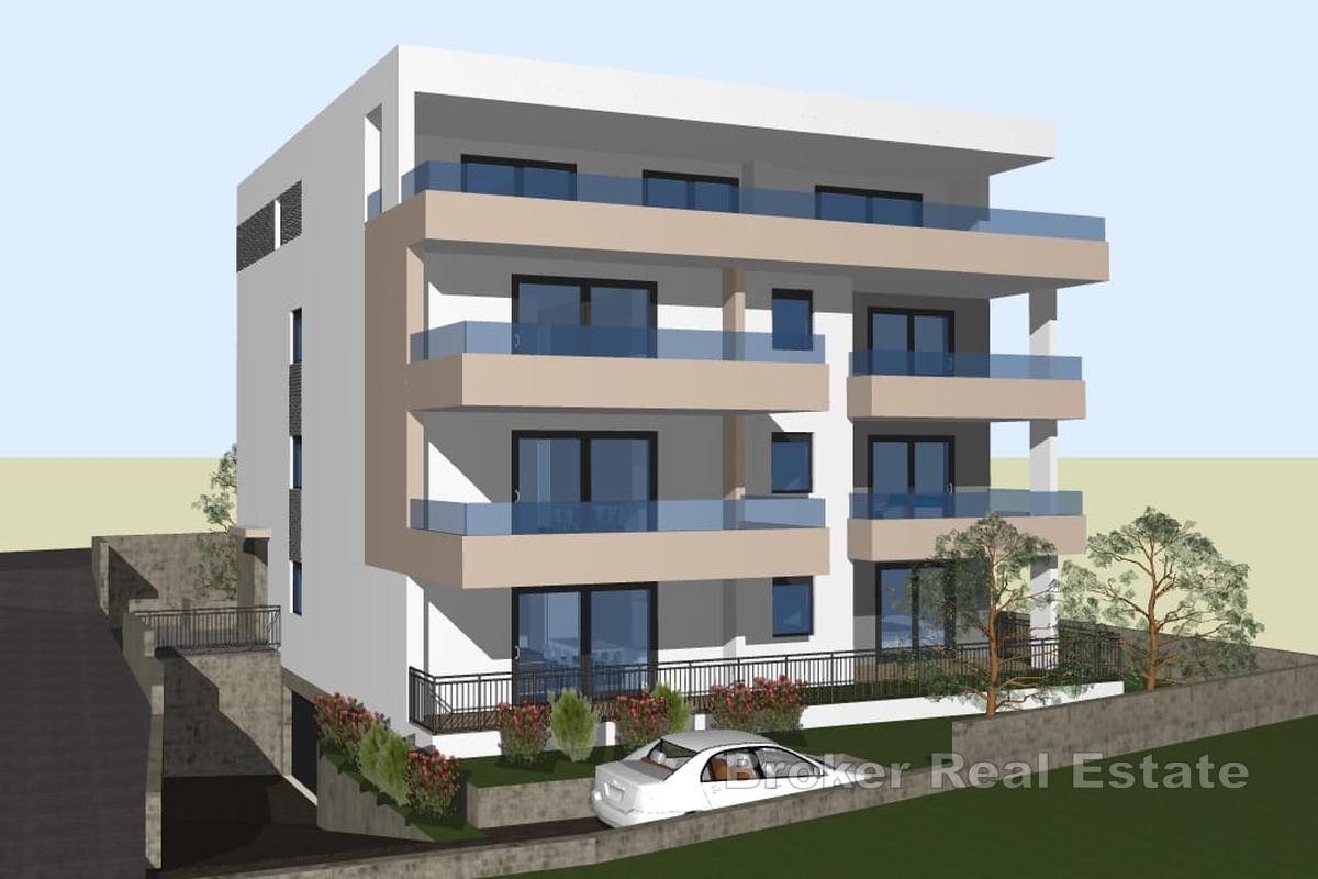 Apartament w nowym budynku z widokiem na morze