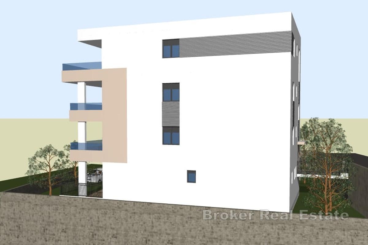 Apartament w nowym budynku z widokiem na morze
