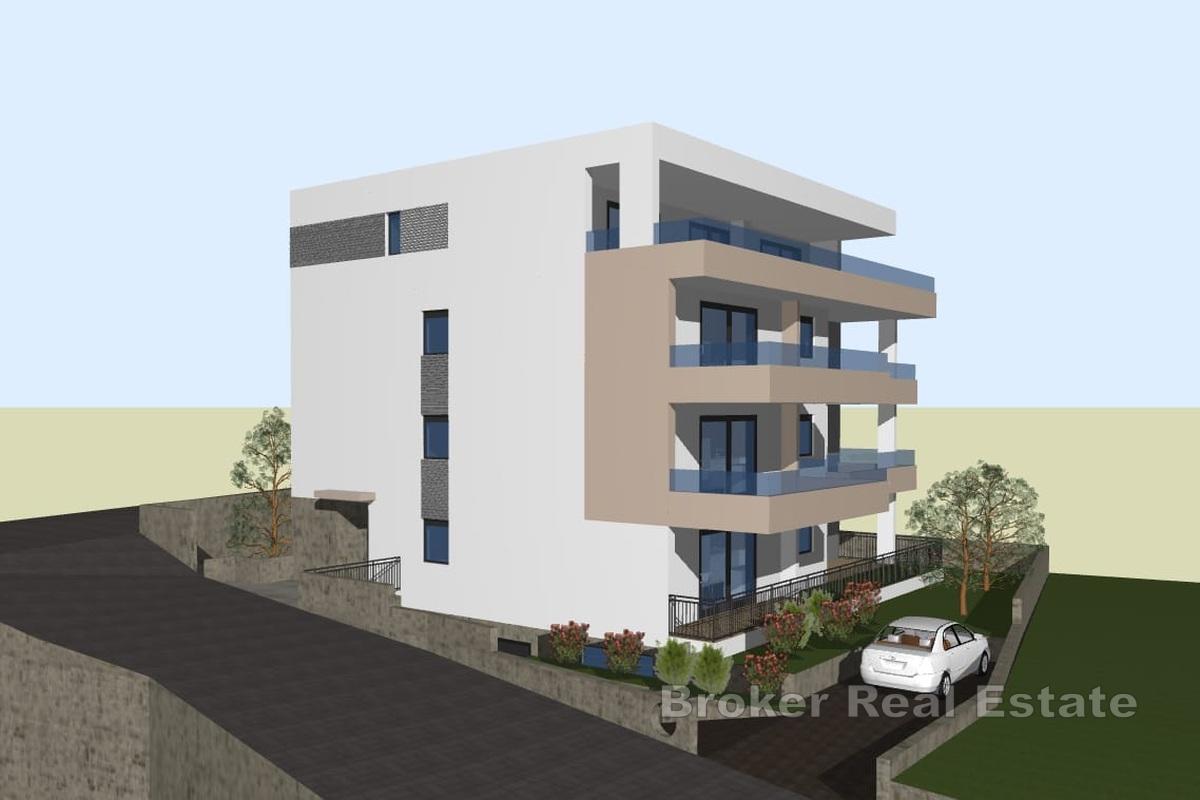 Apartament z dwiema sypialniami w nowym budynku