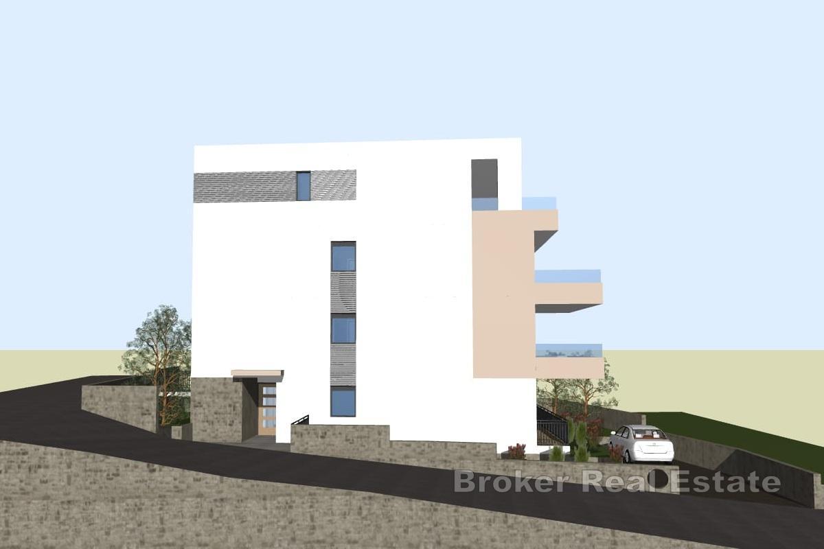 Apartament z dwiema sypialniami w nowym budynku