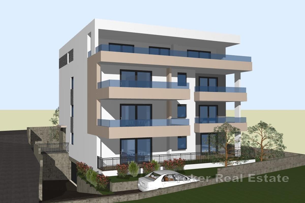 Apartament z dwiema sypialniami w nowym budynku
