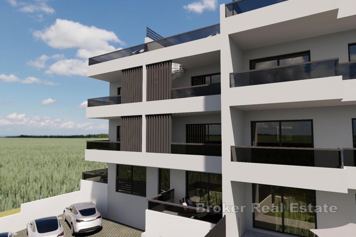 Penthouse se střešní terasou a výhledem na moře