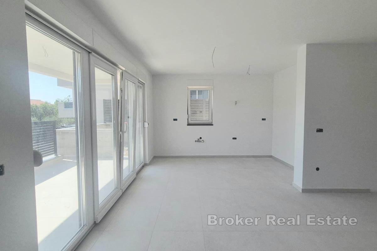 Appartamento in un nuovo edificio con giardino