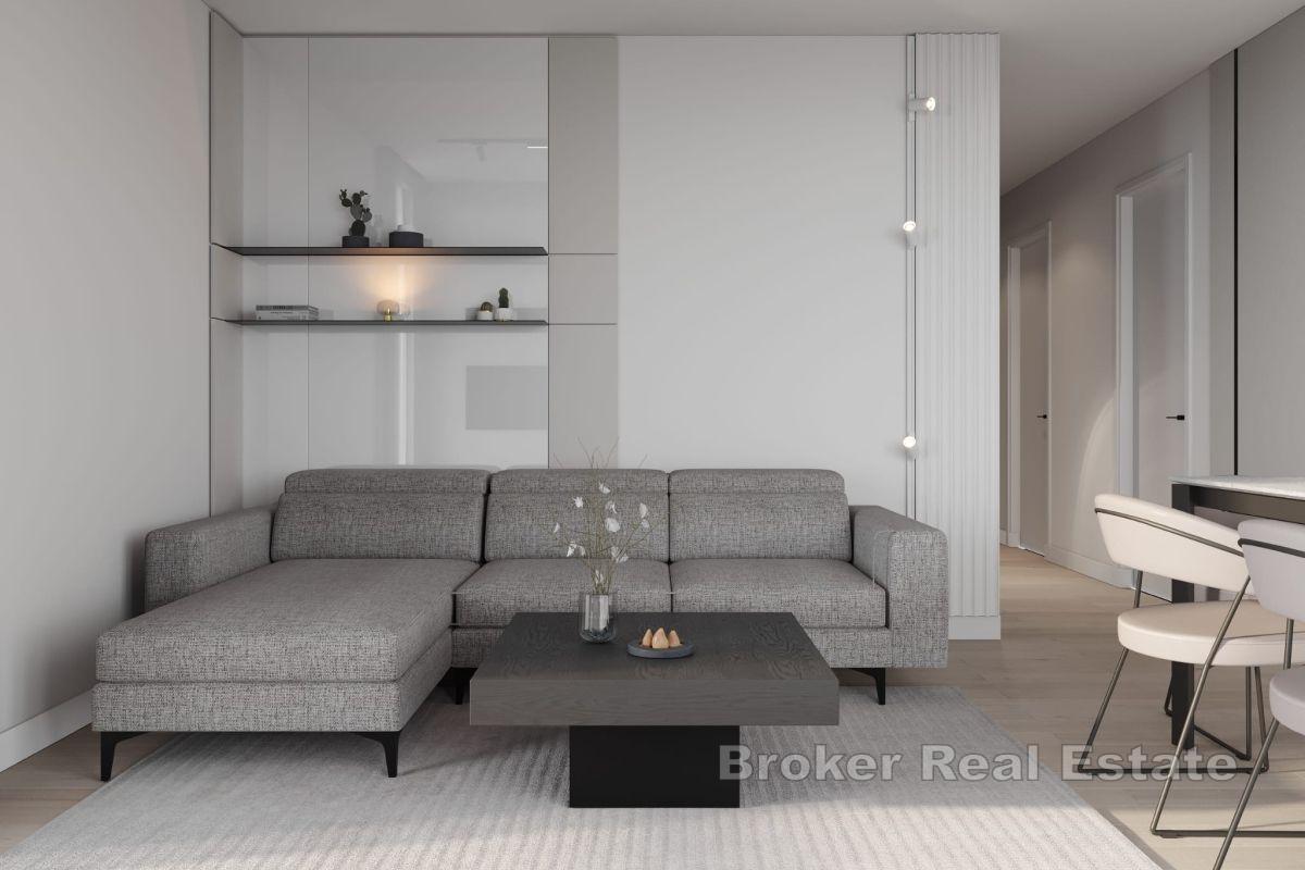 Nybyggda lägenheter med vacker utsikt och nära till havet