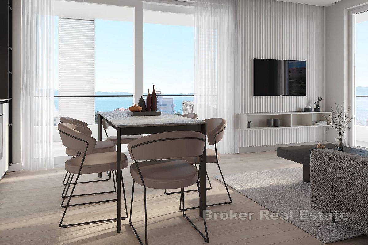 Appartements neufs avec une belle vue et à proximité de la mer