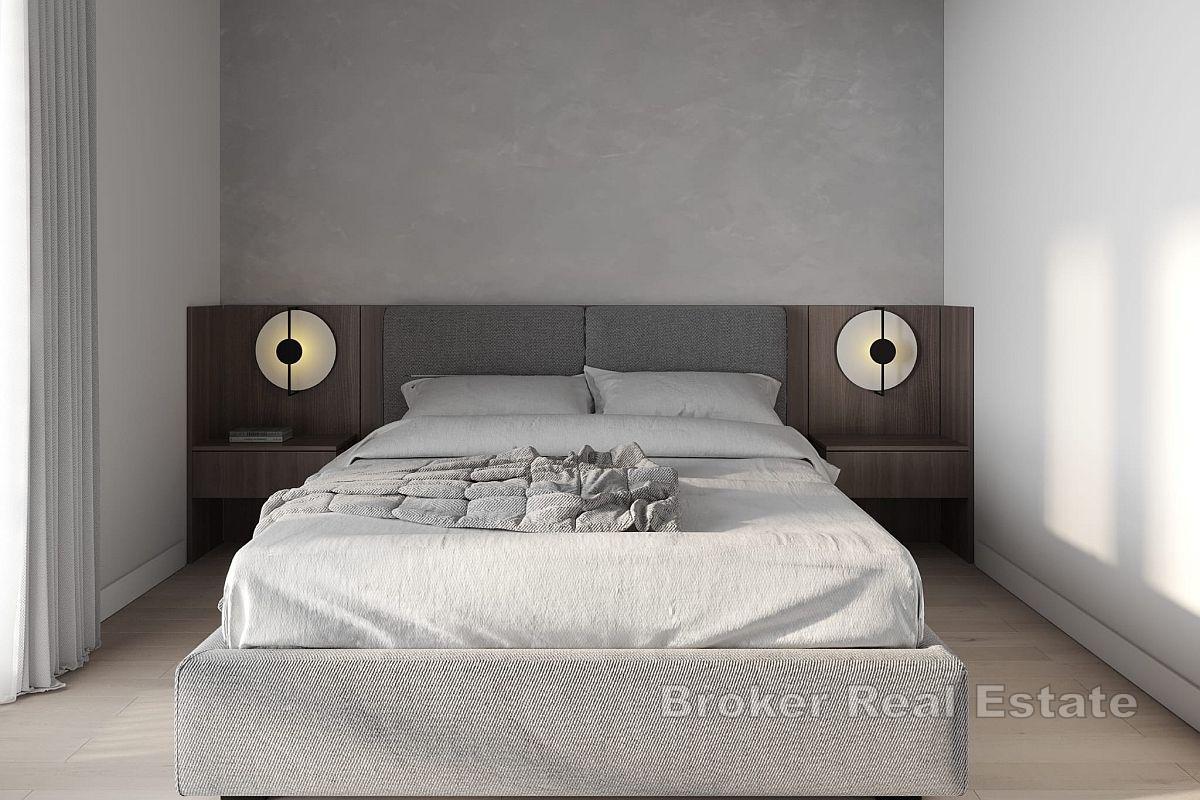 Nybyggda lägenheter med vacker utsikt och nära till havet